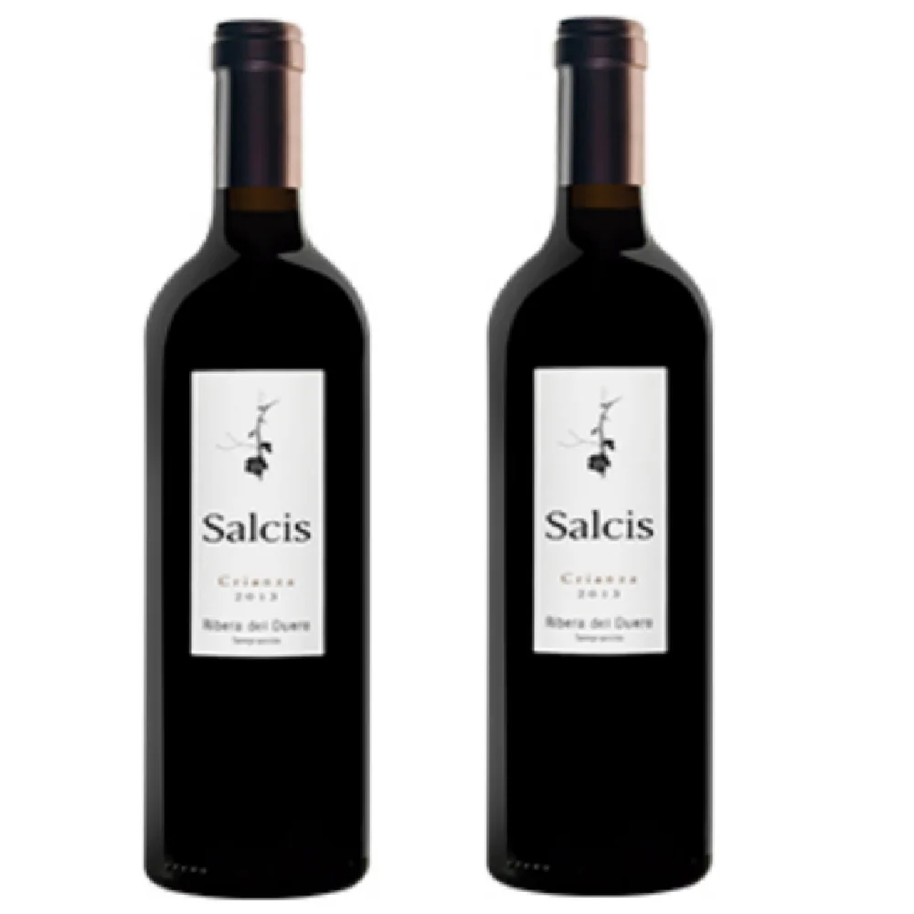 Salcis Crianza Spanish Table Wine with 100% Tempranillo 14.5 Alcoholic Beverage Red Wine Dry Notes Taste Lingering Taste