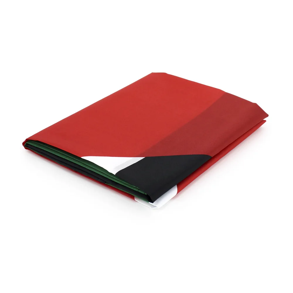 Custom 90x150cm 3x5 Ft 100% Polyester Indoor Outdoor Double Sided Red Black Green White Palestine National Country Flag