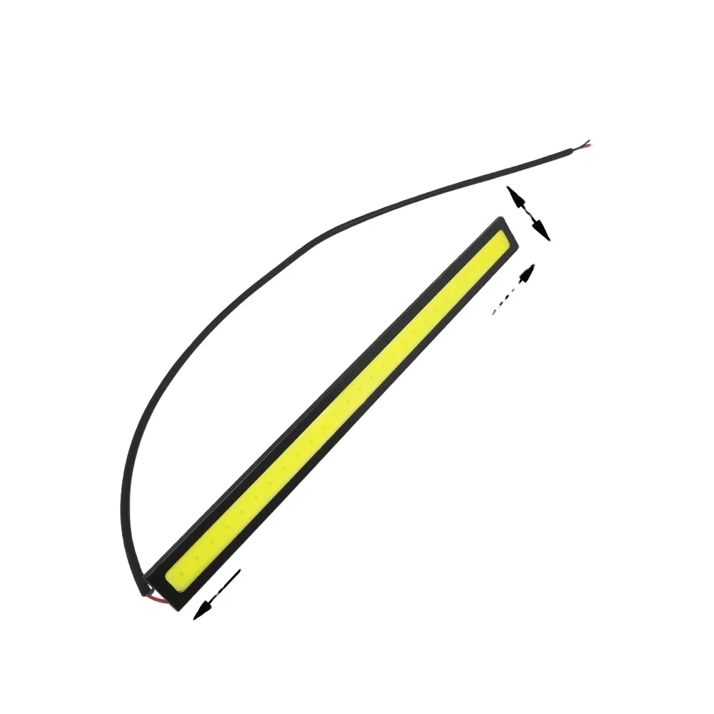 F2WORLD Led Waterproof COB DRL 17cm Car Light Styling COB LED Daytime Running Light 12 Volts