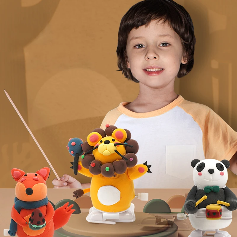 Colors Super Light Non-toxic Clay Playdough Plasticine Polymer Clay DIY Crafts Kit for Kids