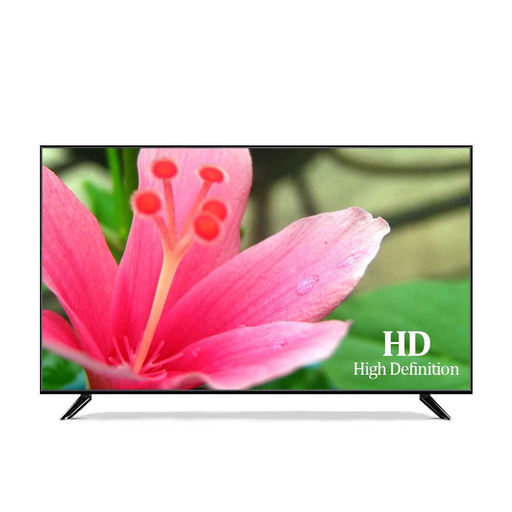 Accept Custom Normal TV 24 32 40 Inch HD 1080p LED Backlight TV 43 50 55 65 Pouces TV Televisor