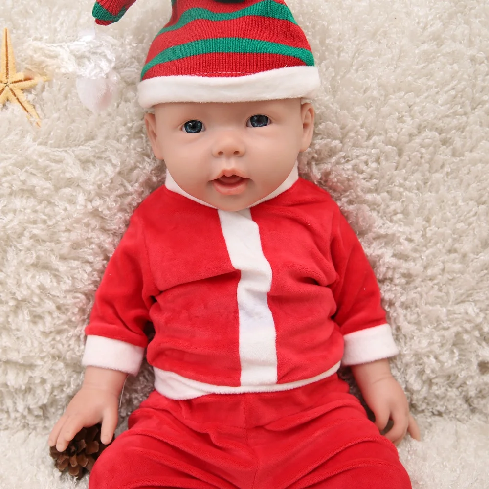 Реалистичная кукла-младенец 20 дюймов мягкие силиконовые куклы-реборн для
