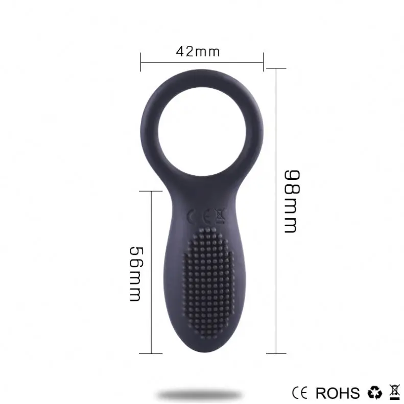 Hot sale prostate vibration wireless remote control delayed ejaculation cock ring male silicone sperm lock ring