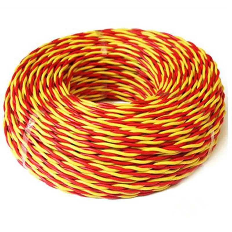 RVS 2cores PVC insulated electrical wire Twisted Pair Flexible Cable 2x0.75mm2 2x1.0mm2 2x1.5mm2 2x2.5mm2