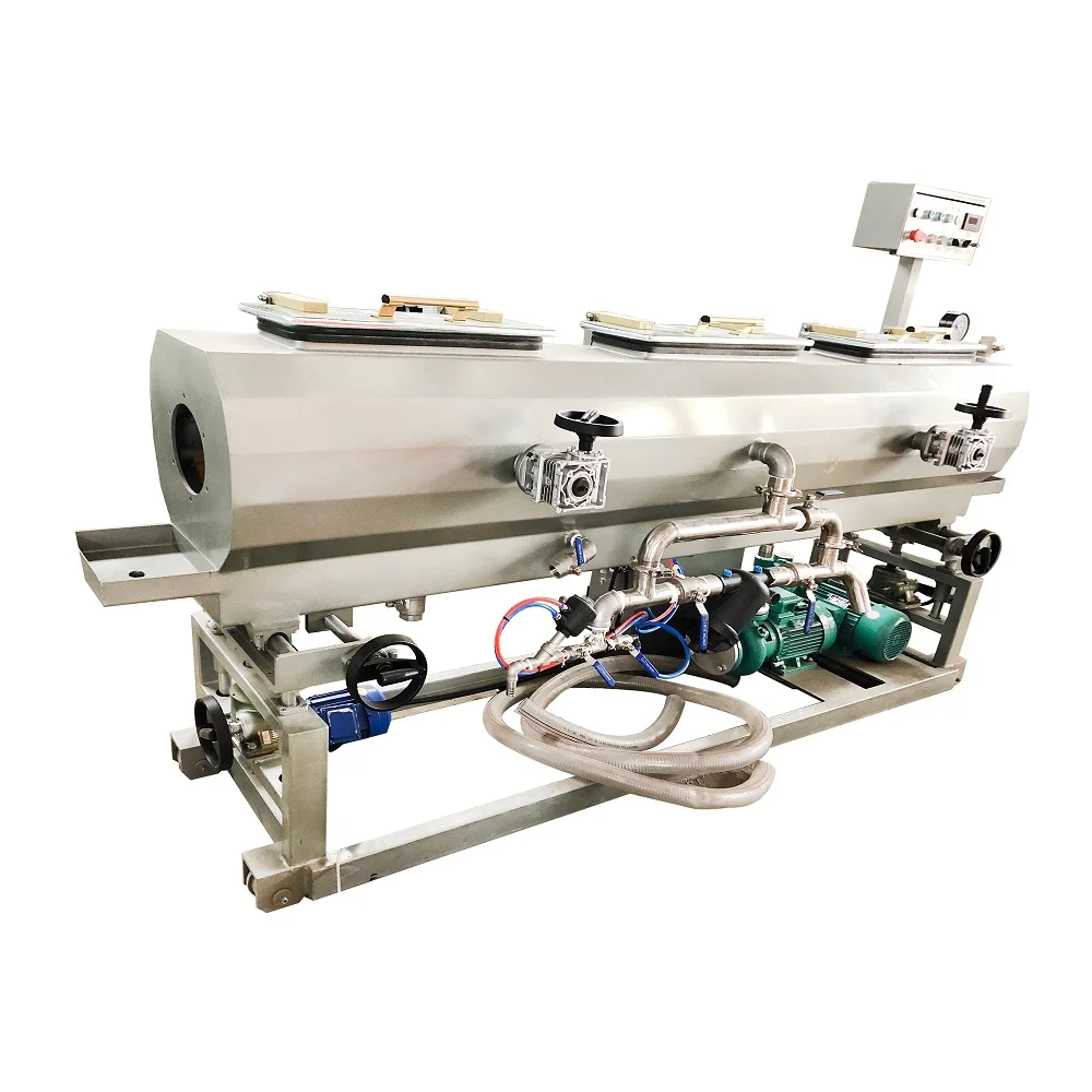 
Plastic PE tube shaping box one out two PVC tube cooling spray shaping vacuum box customization 