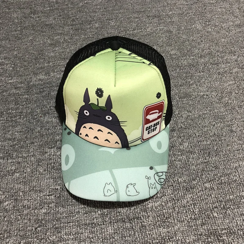 Anime peripheral hat Uzumaki Naruto Luffy Hatsune Totoro Jesus survival summer adjustable peaked baseball mesh cap