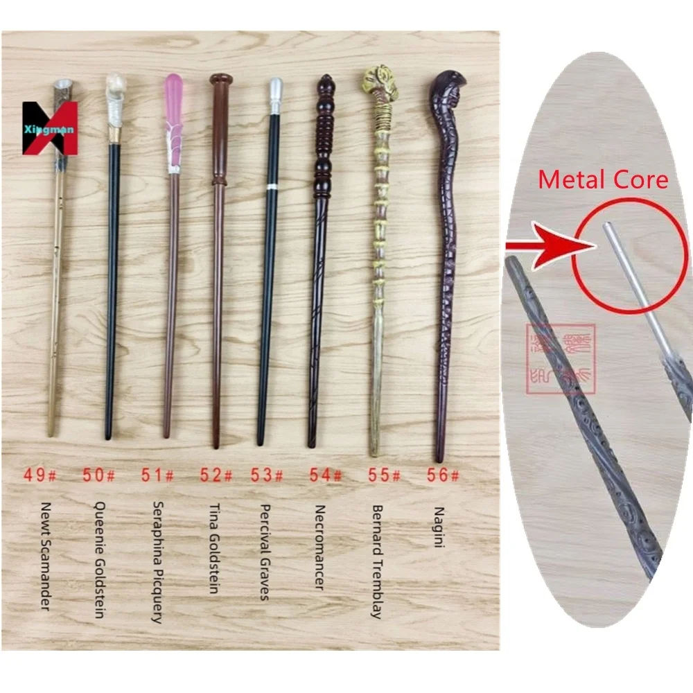XM 56 designs 2023 latest design magic wand hot Harryed wand potters payment stick with gift box with metal Core