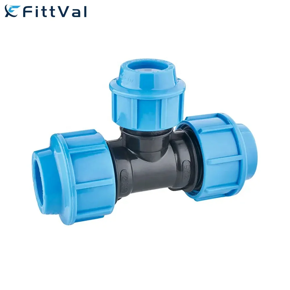 Низкая цена фитинги для орошения HDPE hdpe 25 мм Push Fit быстрый соединитель теплицы