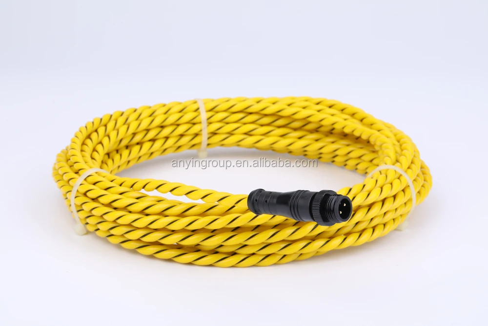 Anying sensing cable water sensor rope water leak detection cable tape for monitoring system