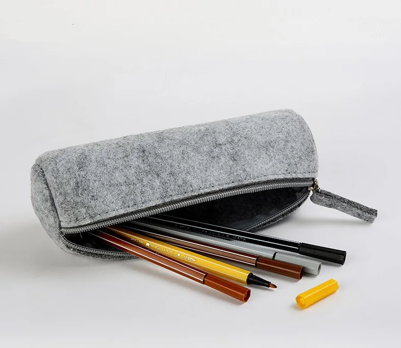 Custom felt pencil bag pencil case