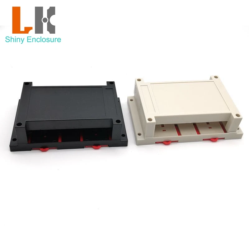 145*90*40mm Electrical power box plc abs electronic project junction box plastic enclosure din rail enclosure