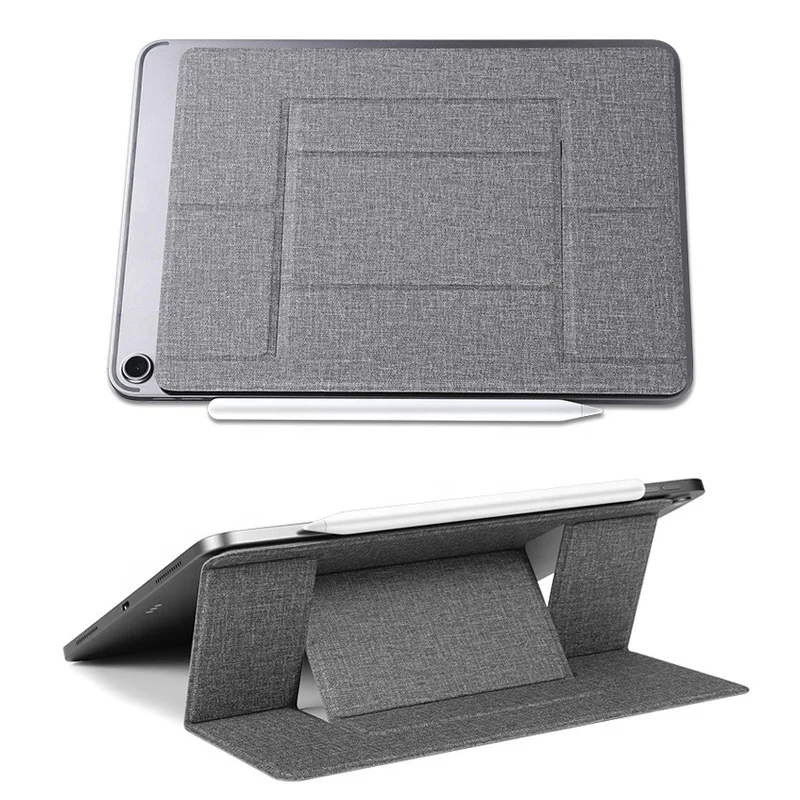 
Hot Selling Universal Tablets Holder Foldable Leather Stand Lightweight Laptop Bracket for iPad 2 3 4 5 Air Pro 2020 and Samsung 
