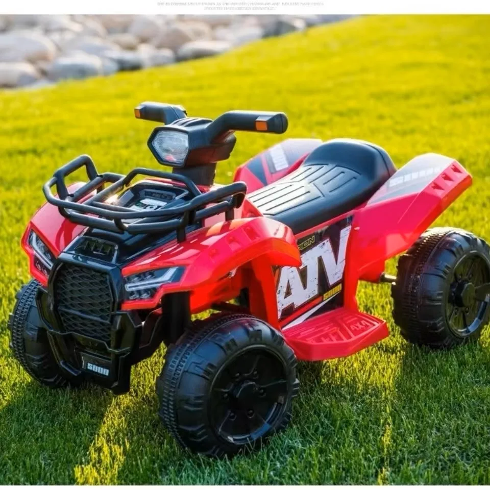 Istaride Unisex Electric Four-Wheel Beach Off-Road Vehicle 2-4 Years Remote Control Ride-on Toy for Children Battery-Powered