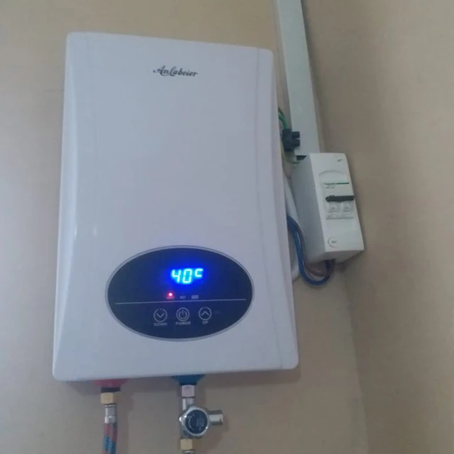 8000 Вт мгновенный Электрический водонагреватель безрезервуарный мгновенный Электрический нагреватель для горячего душа