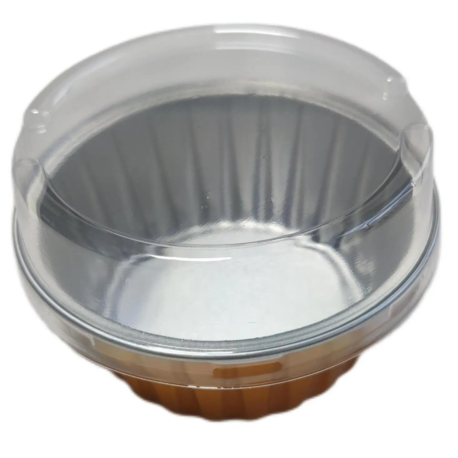 Sealable PP Foil Containers Bakery Reusable Food Canned Packaging Gold Smoothwall Aluminum Foil Tray with PP and Fo