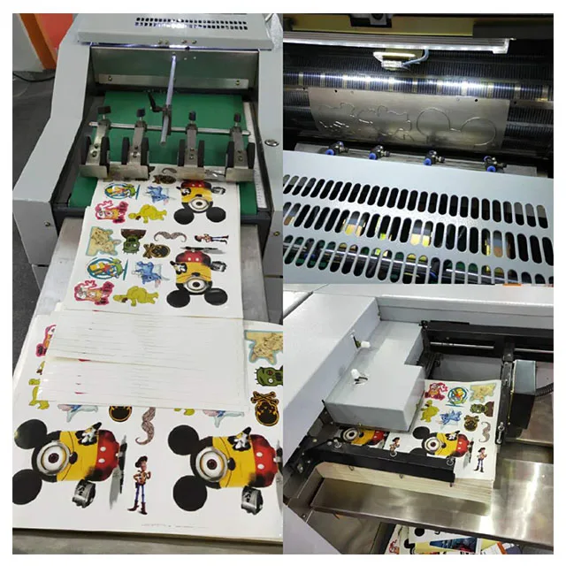 Dapeng 4055 die cutting machine for stickers rotary blade paper roll cutting machine die cutter for paper creasing/ kiss cutting