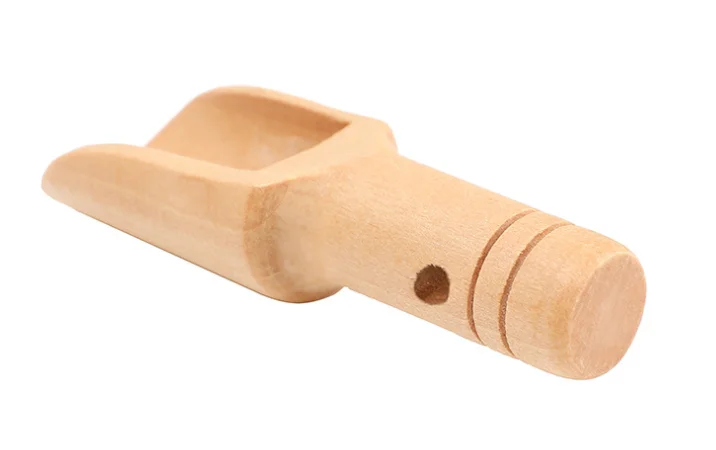 
Mini Wooden Kitchen Utensils Items Candy Flour Tea Coffee Spoon Bath Sugar Salt Measuring Scoop with Short Handle 