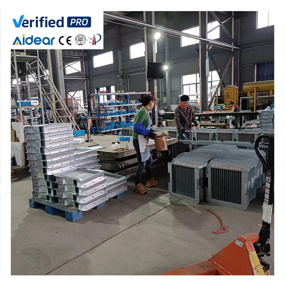 Aidear, алюминиевая Плавная трубка радиатора, плавная трубка, воздушный охладитель, встроенный плавник, теплообменник для коммерческих