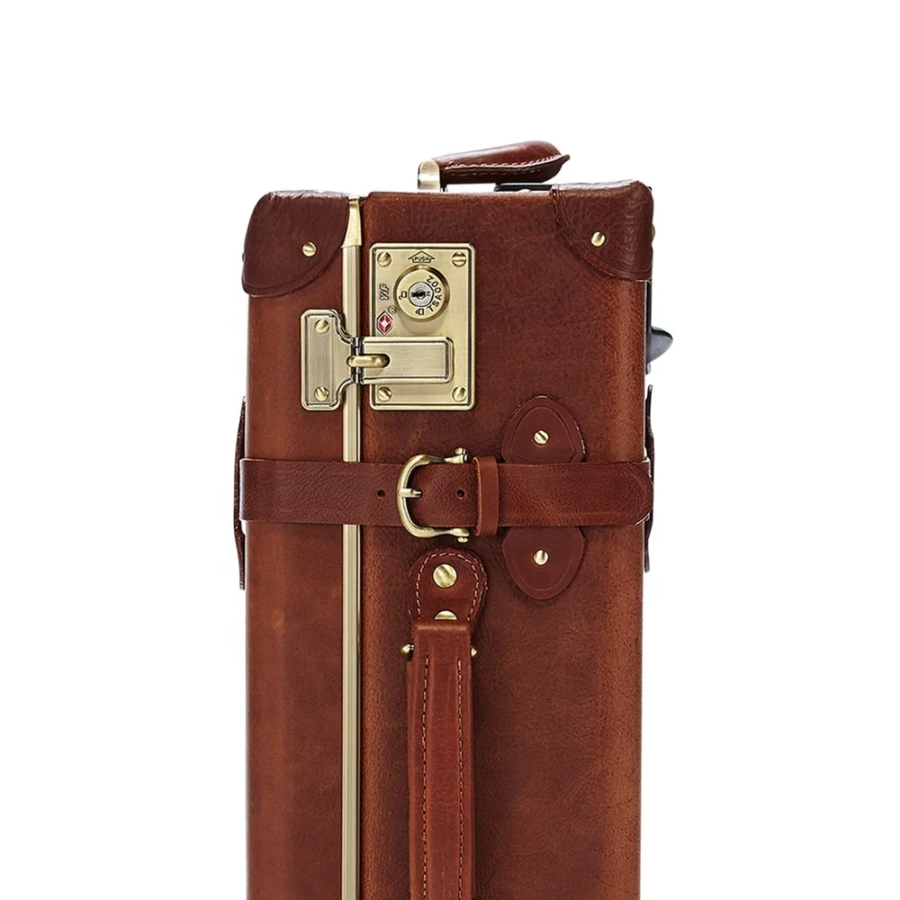 Tourbon 20 inch Vintage cabin carry on Luggage Trolley Suitcase