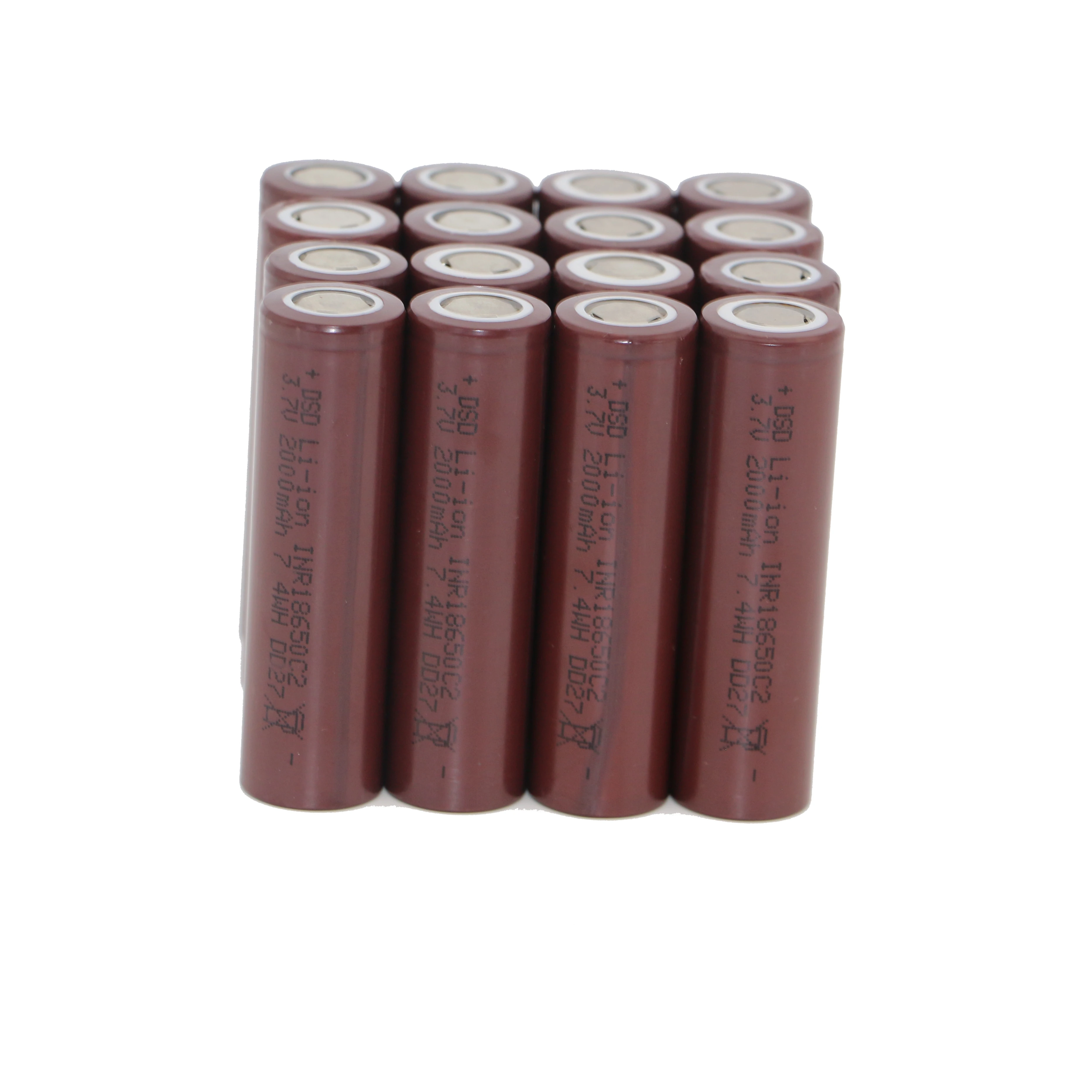 Newest Model 18650 2000mAh 20Ah Battery 3.7V Rechargeable Large Capacity for Cordless Power Tools