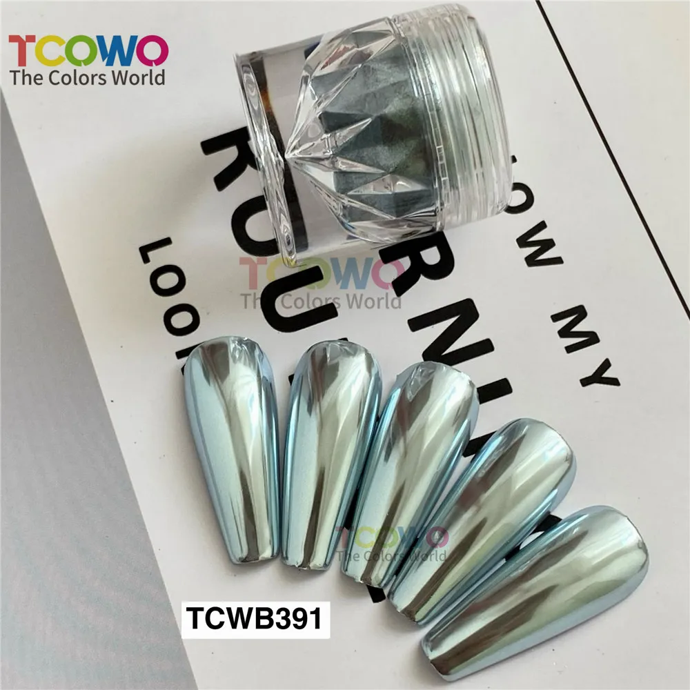 Private Label Super Flash Aurora Chrome Mirror Nail Powder Special Silk Moonlight Magic Powder Type Chromium