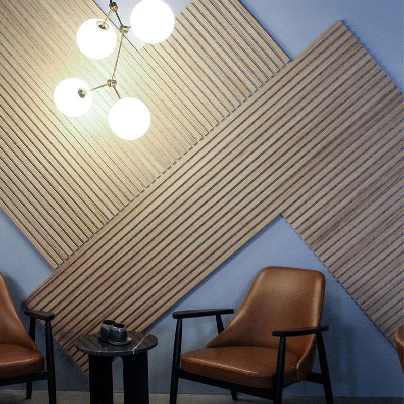 New Color Akupanel Acoustic Panel Wooden Wood Acoustic Slotted Wall Panels