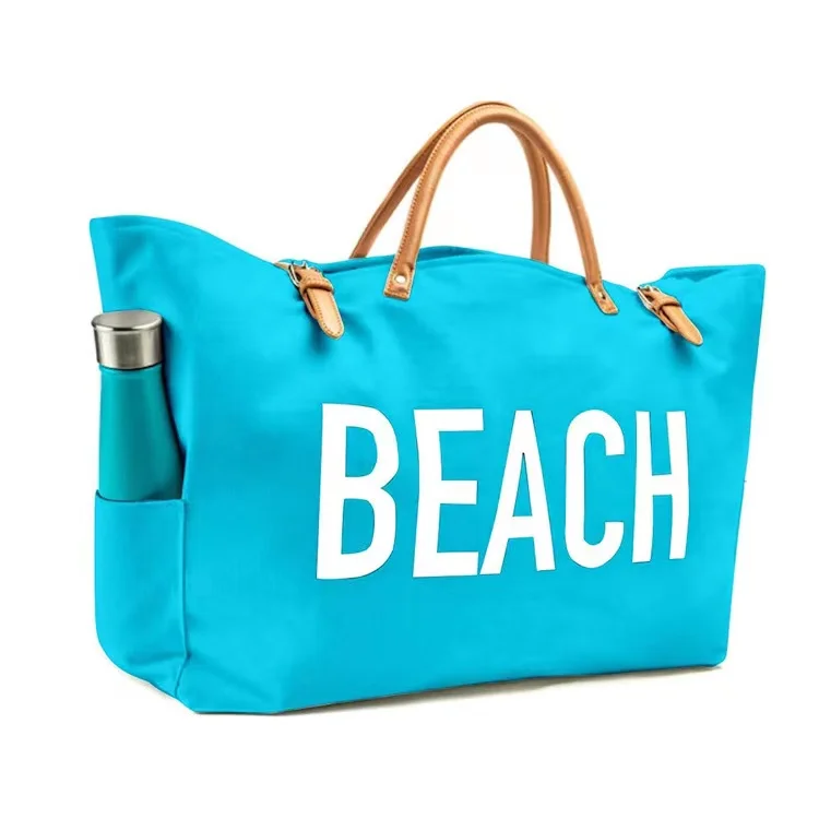 Large Canvas Tote Customized Beach Tote Bag