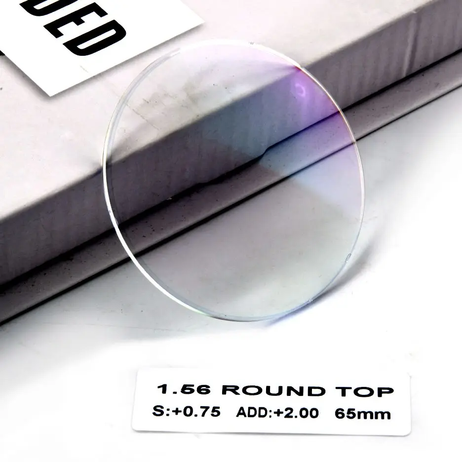 High Quality Bifocal 1.56 Round Top Rt/ft Photogrey Photochromic HMC Optical Eyeglasses Lens