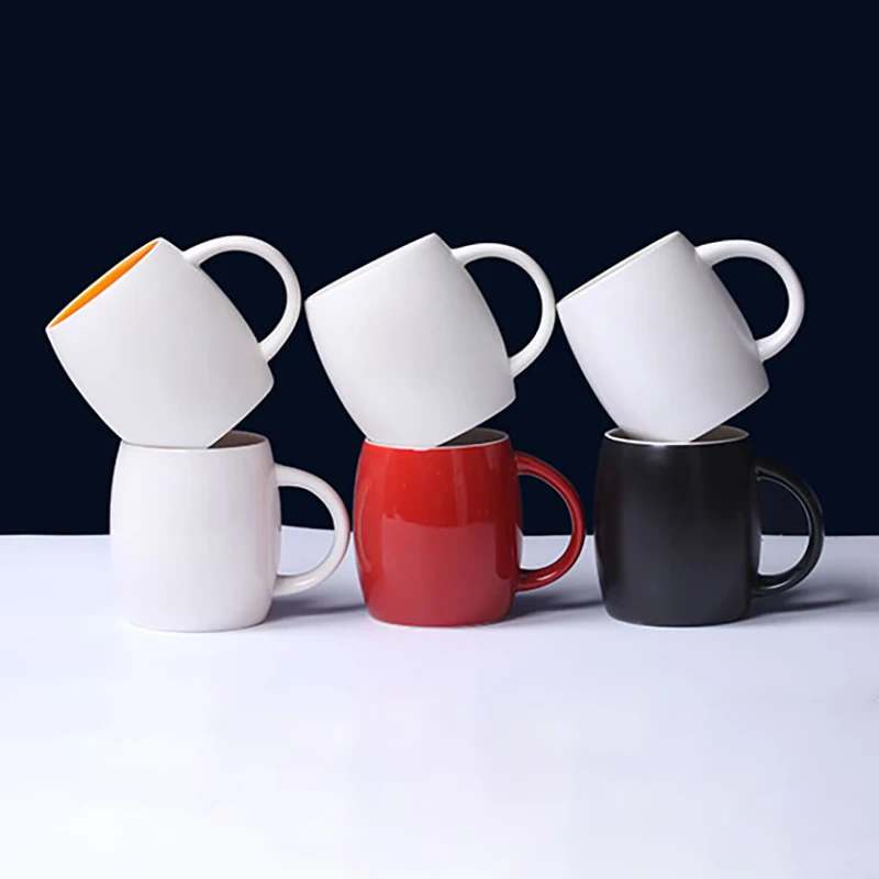 China Manufacturer Wholesale Heat Transfer Printing White Ceramicmug Tazas De Ceramicaes Cup Coffee Ceramic coffes Cups