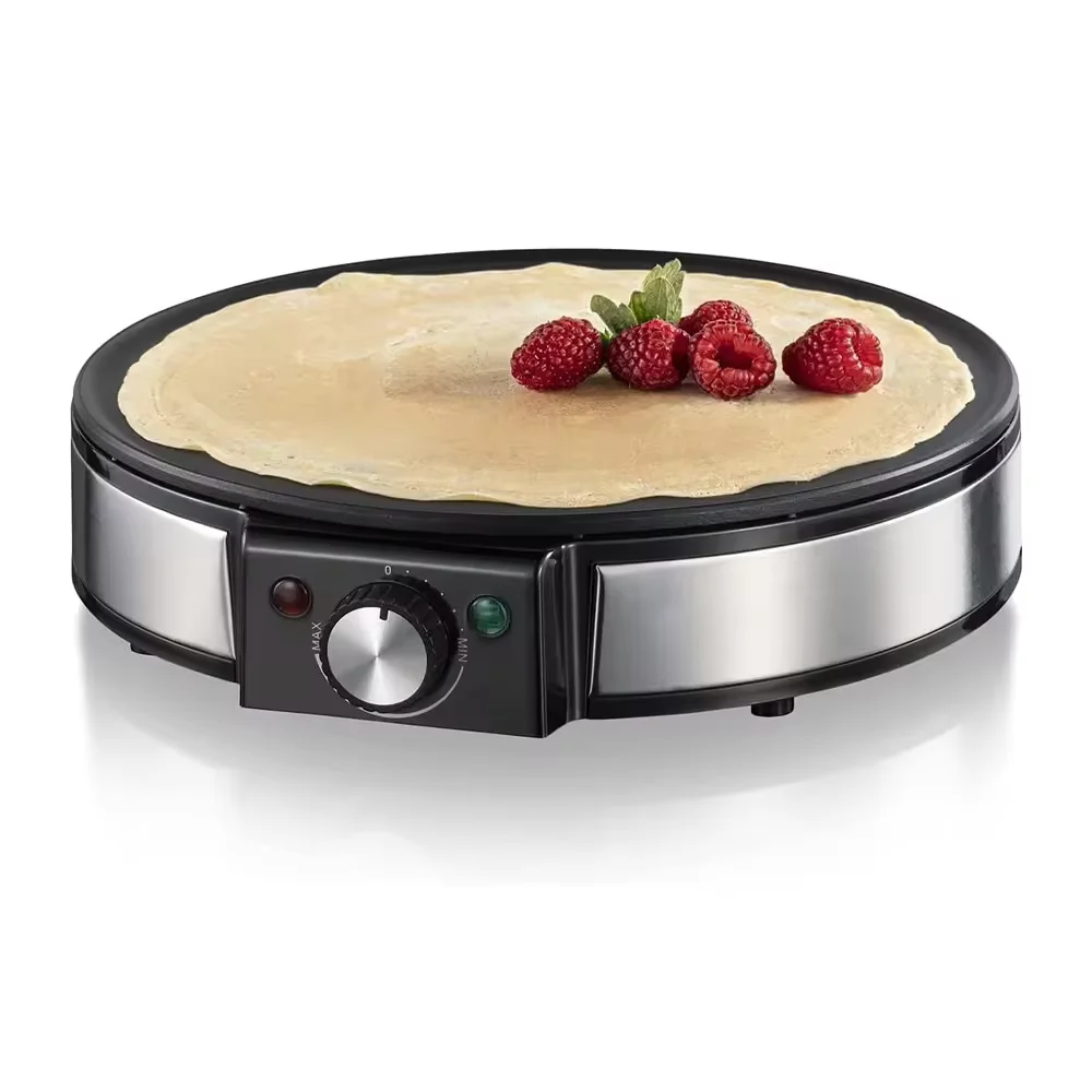 Aifa round snack Electric 3 in 1 Detachable heart shape stainless steel waffle crepe maker