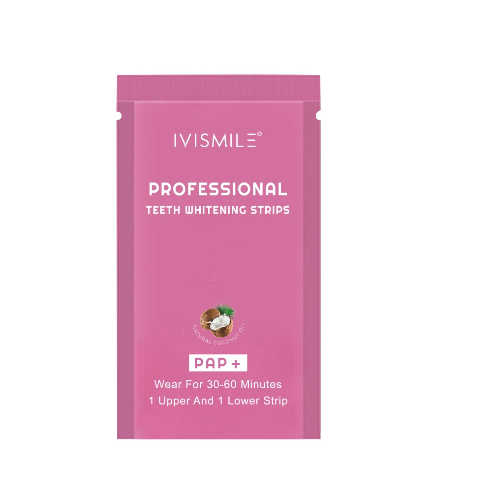 Оптовая продажа, частная торговая марка, натуральные отбеливающие полоски без пероксида древесного угля для зубов