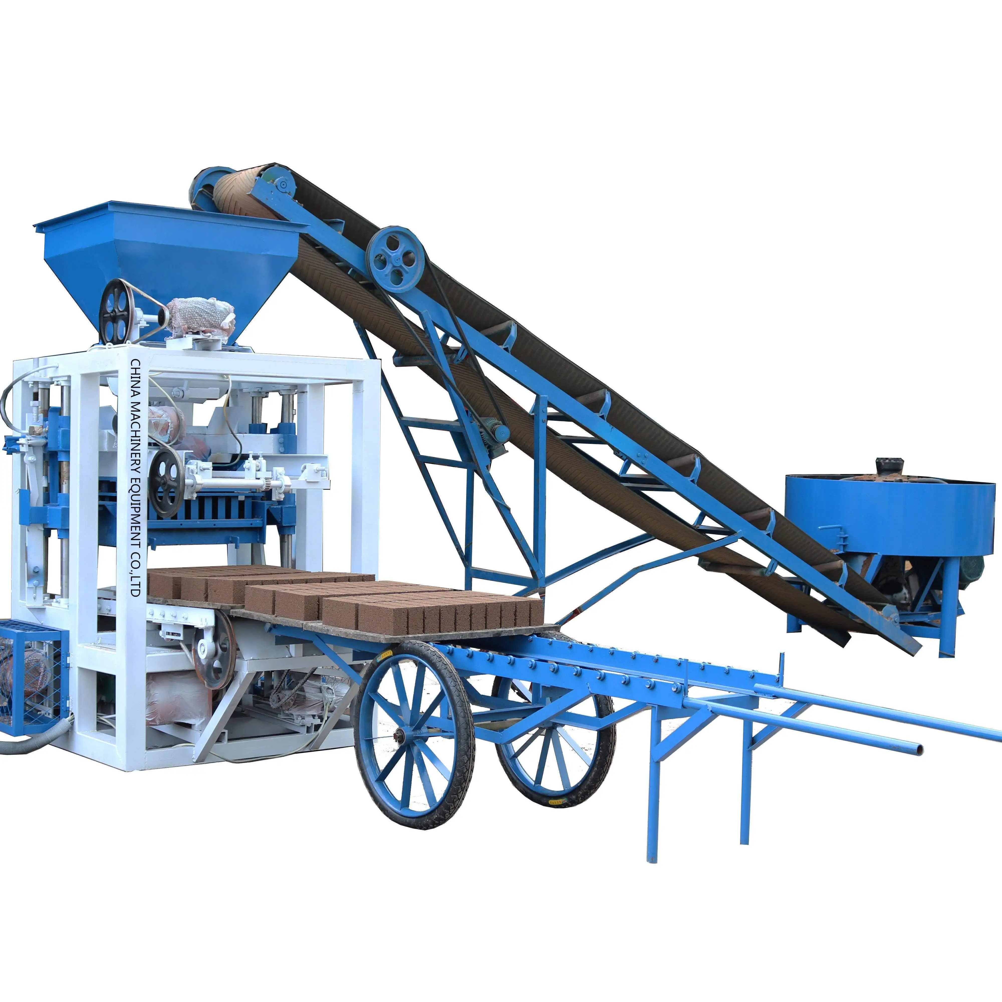 Wholesale low-cost hollow concrete factory small brick cement automatic manufacturing making machinery