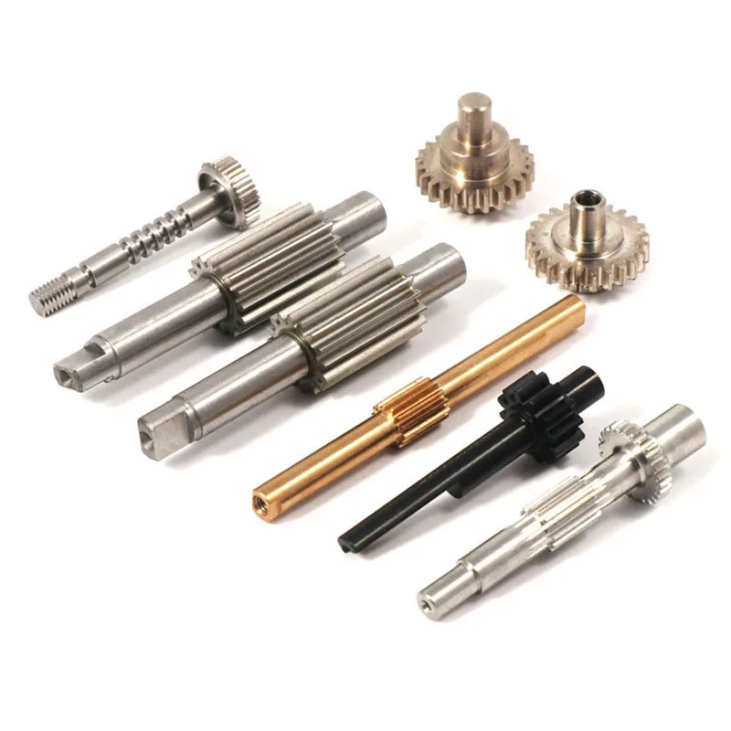 OEM высокая точность CNC Hobbing маленькие медные готовые черви