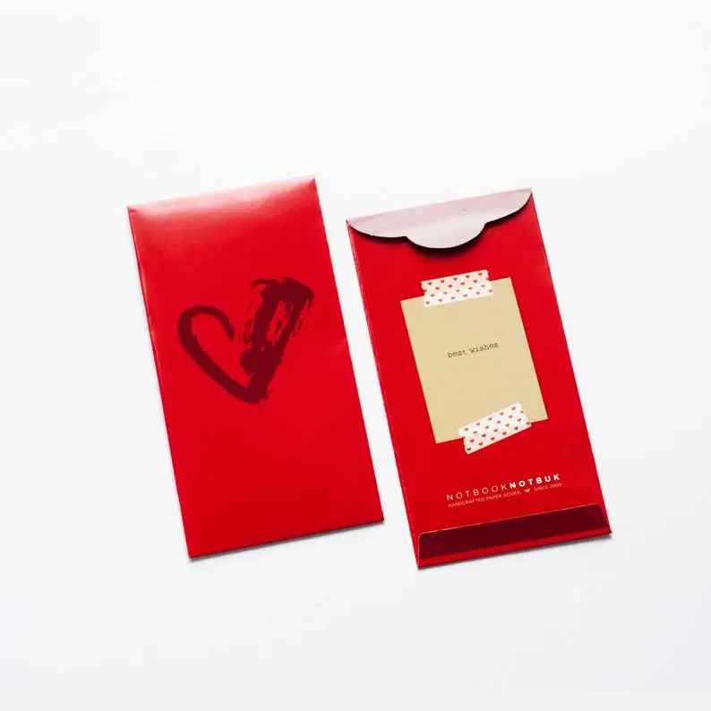 Chinese new year custom red envelope  lucky money  pocket