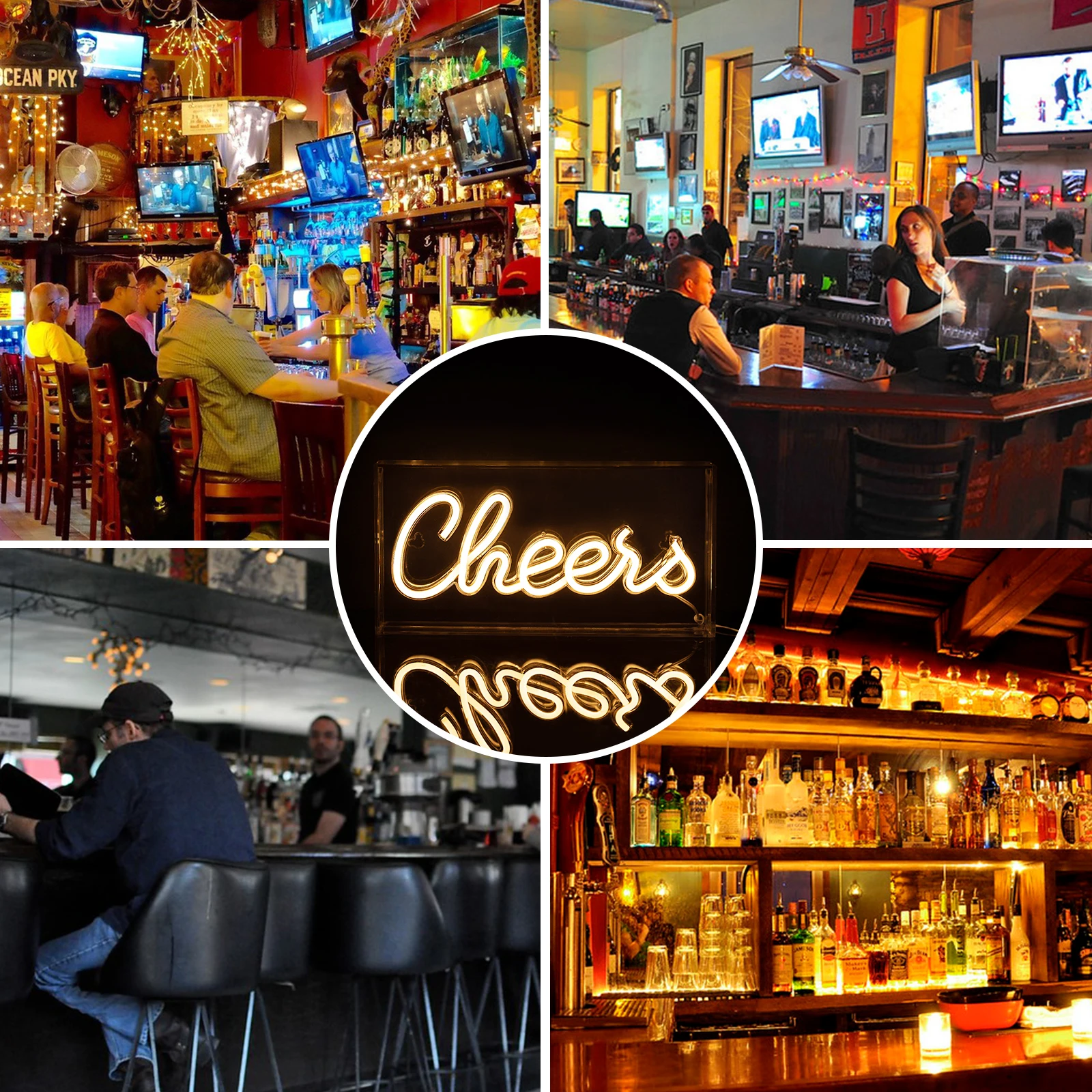 Custom Flex Diy Neon Light Signs Led Cheers Neon Light, Neon Sign for Custom Birthday Decoration