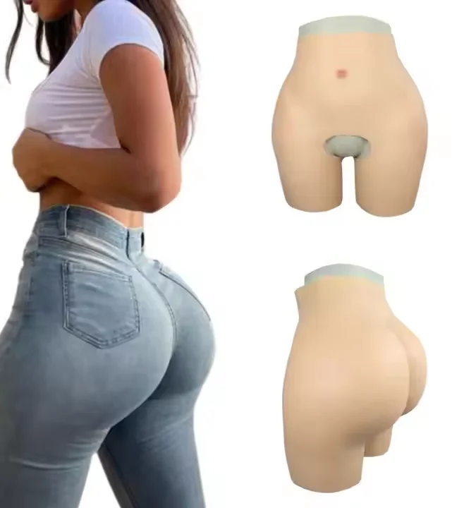 Oversize Sexy Bombom Fake Bum Women With Plus Size Buttocks Enhancement Padded Hip Shaper Silicone Butts Pant