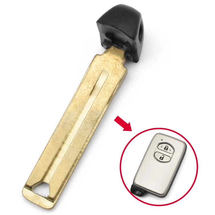 for T-oyota C-amry Avalon RAV4 Prius C Corolla 2012 2013 2014 2015 Smart key Blade Blank TOY40 TOY48 Blade