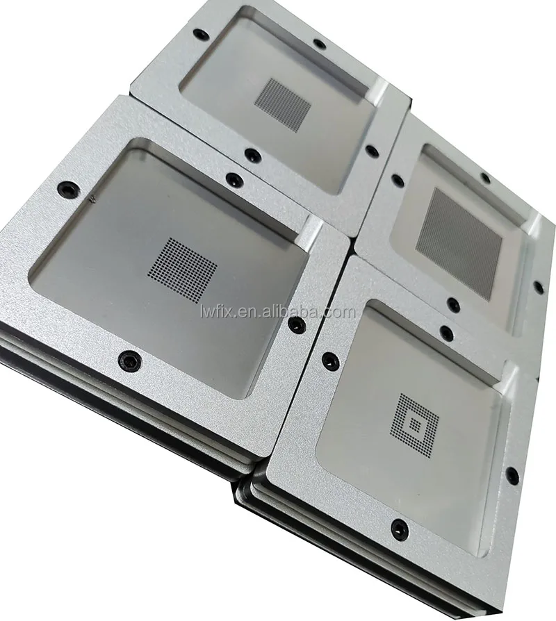 Direct Heat BGA Stencil Reballing Kit Electronics Production Machinery Fit for Solder Balls Rework Station