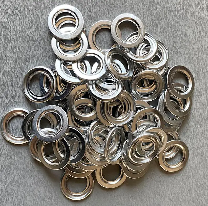 12/23mm Awning Use Metal Button Washer Canopy Tarpaulin Aluminum Eyelet Aluminum Tarpaulin Grummets
