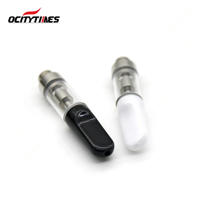 
ocitytimes c4- ceramic tip glass tank empty .5ml vape pens cbd cartridge 