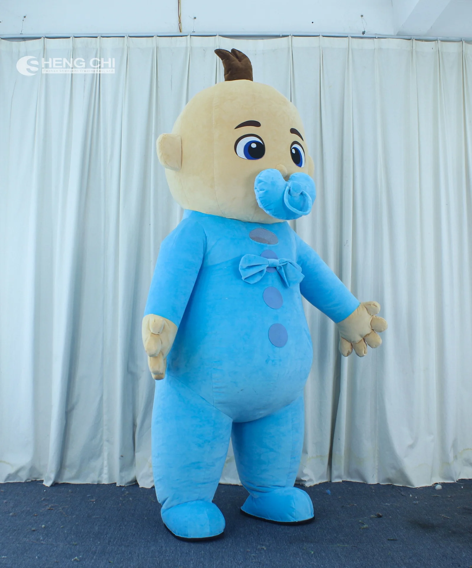 2m/2.6m 6.6ft/8.5ft Top Quality Inflatable Baby Mascot Costume Pink And Blue Boy/Girl Baby Mascot Costume Cosplay Suit