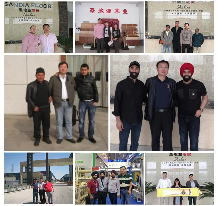 5mm 6mm Design Eco Friendly Real Wood Grain High Hardness Spc Vinyl Flooring