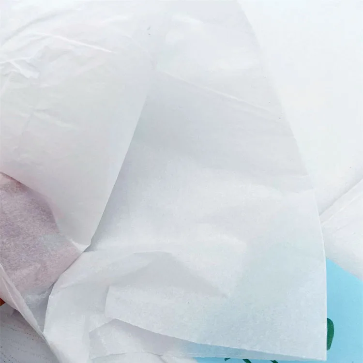 17g Acid Free White Tissue Paper Custom Printed Logo MF Wrapping Paper 50*75cm acid free white tissue paper wrapping