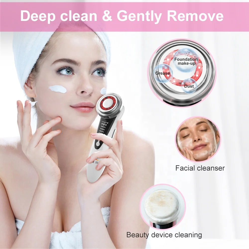 SWOSON Multi-Functional Home Use Beauty Machine Skin Rejuvenation Face Lifting Led Ion Beauty Device Facial Massager 2024