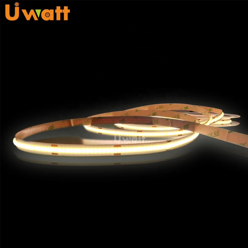 Magic COB 12V 24vdc LED Flex Strip 8/10mm Wide With Power 10W For Soft Decoration Lighting