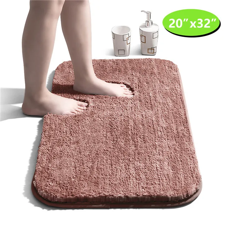 Strong Water Absorbent Foot Mat Anti Slip Diatomite Bath Mat