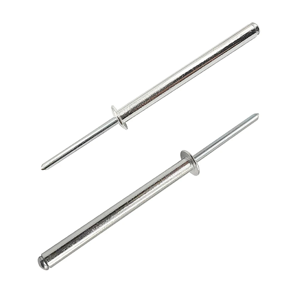 Factory In Stock DIN7337 aluminum steel Dome Open Type 50mm long Blind Rivets