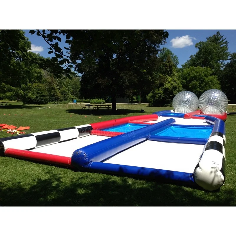 Бессвинцовый высококачественный прочный надувной гоночный трек Zorb Ball