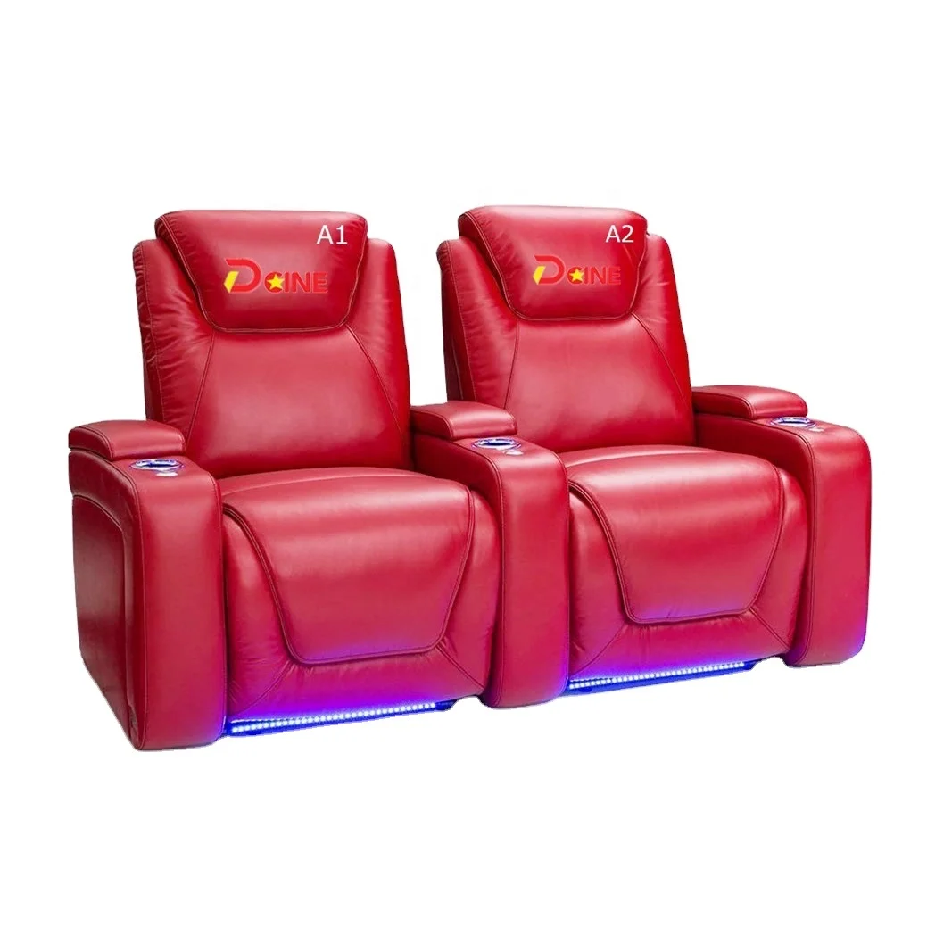 Geeksofa натуральная кожа мощность Электрический домашний кинотеатр для дивана с откидной спинкой кресло отдыха со столом и