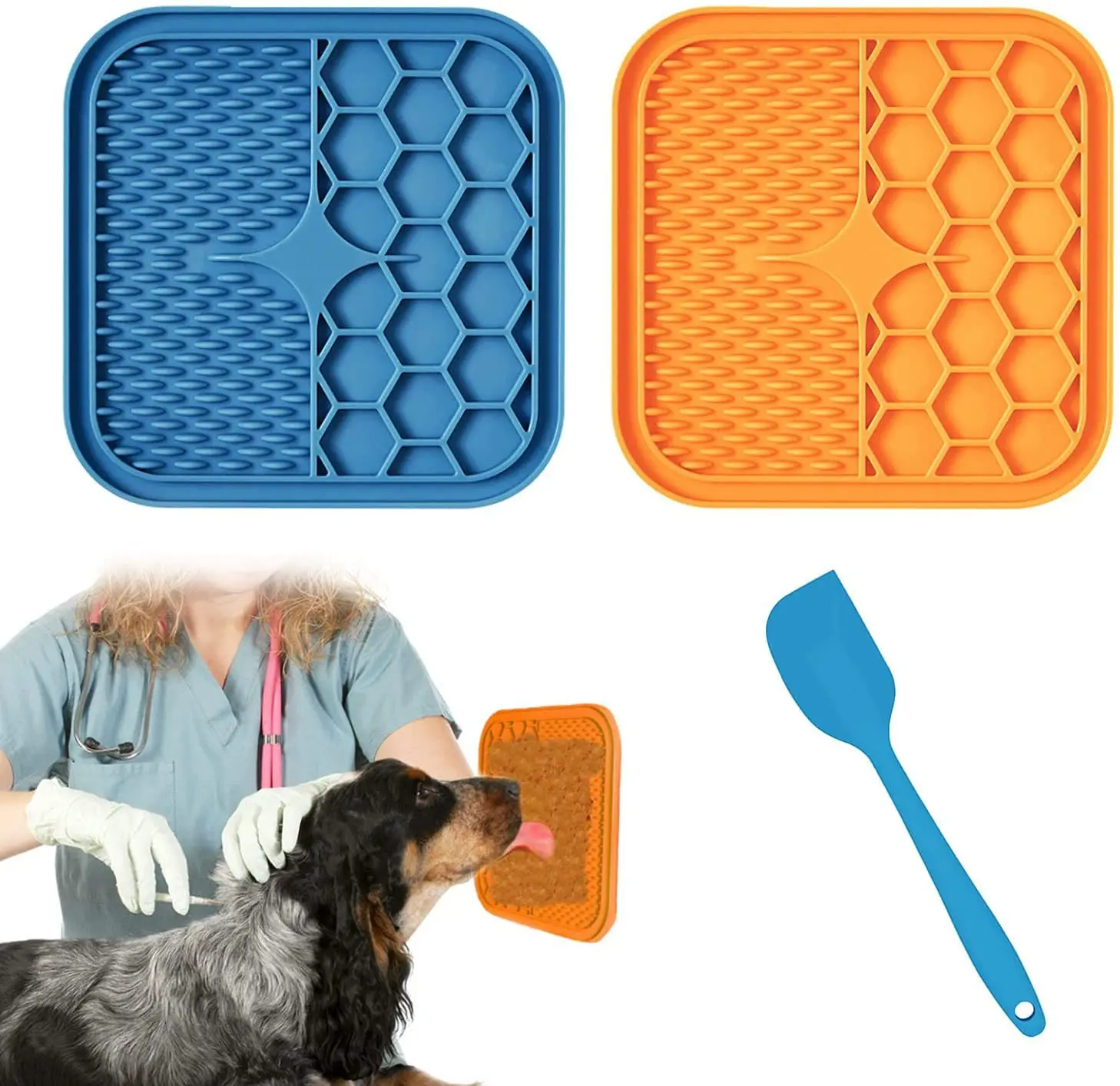pet supplies Silicone dog peanut butter lick mat for dogs sucker dog lick pad pet supplies food lick pad pet tableware tray